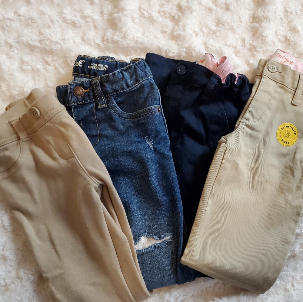 Girl 5T pants bundle